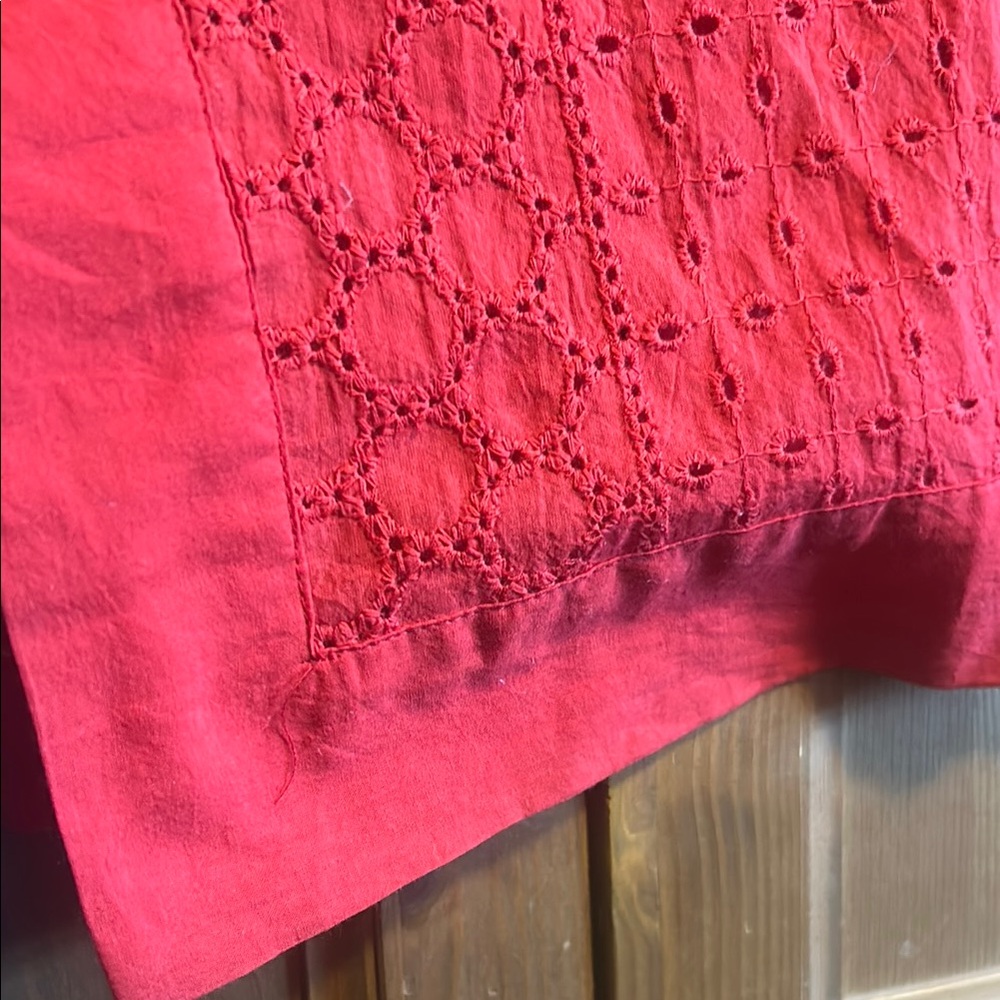 Bundle or 2 Diva Cotton Table Runners; Blue & Red 14 x 72 - Picture 5 of 10